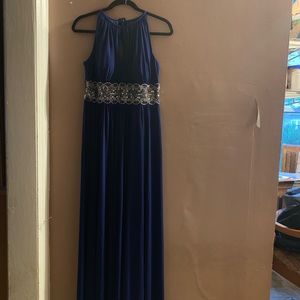 Navy blue prom dress